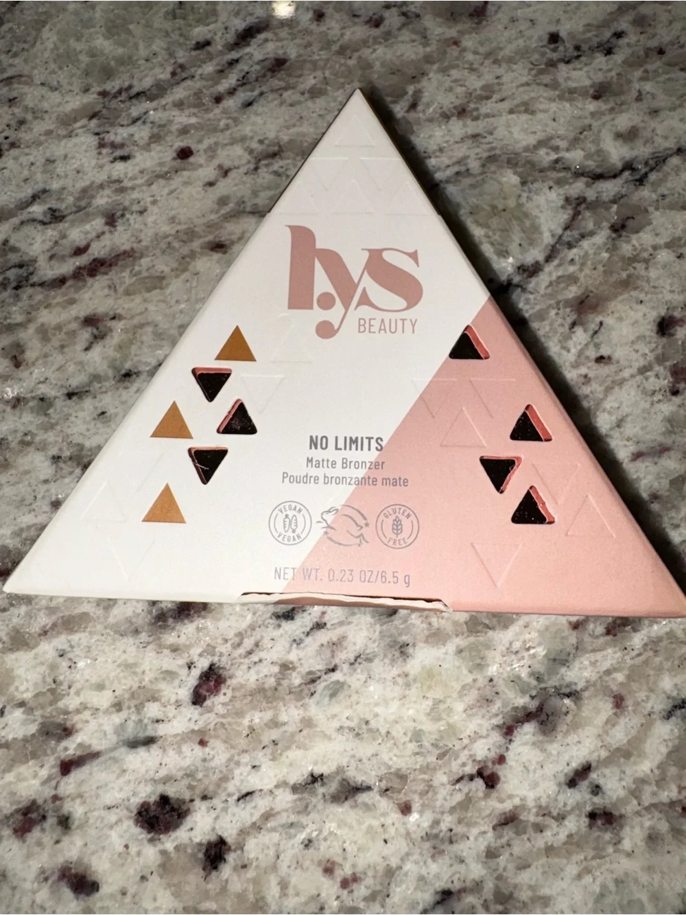 LYS No Limits Matte Bronzer in Harmony - Pink/Peach Packaging